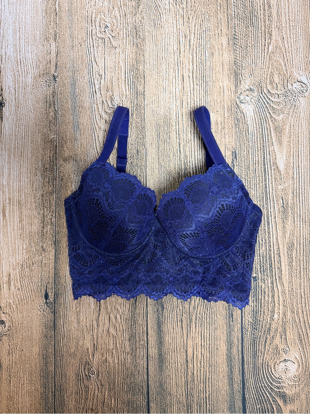 Cacique Lace Longline Bra in Royal Blue